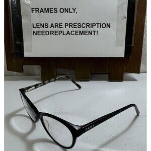 DKNY DK5007-001 Eyeglass Frames Only 51□17-135, Black Spring Hinges